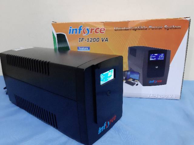 UPS INFORCE 1200WA UPS 1200WA INFORCE WITH DIGITAL DISPLAY - UPS INFORCE 1200 WA STABLIZER - UPS INFORCE IF 1200 WA