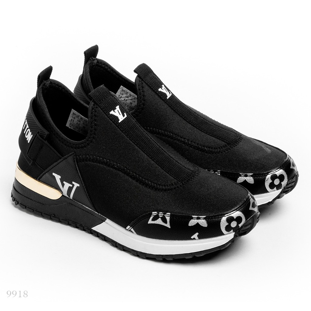 Sneakers wanita 9918 semi premium-Black