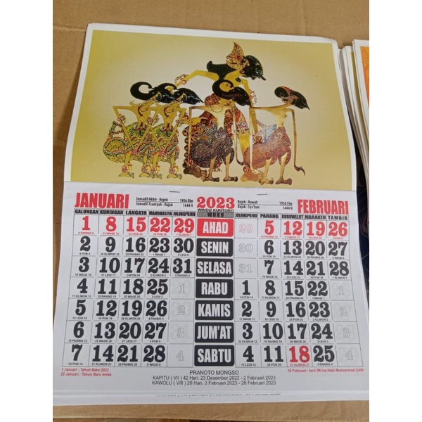 Jual Kalender Jawa Kuno Tahun 2023 Shopee Indonesia 