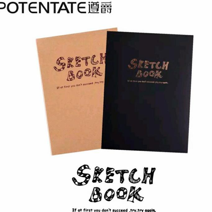 

(PERALATAN MENGGAMBAR) POTENTATE SKETCH BOOK 14,221CM / 120 SHEETS / 100 GSM STITCH BOUND - CRAFT