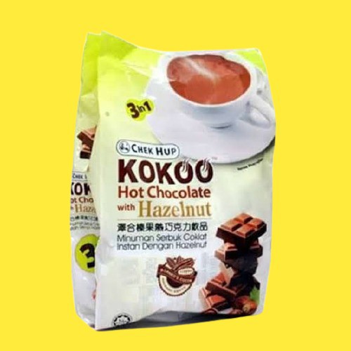 Kokoo Hot Chocolate Drink 3 in 1 Hazelnut / Chek Hup