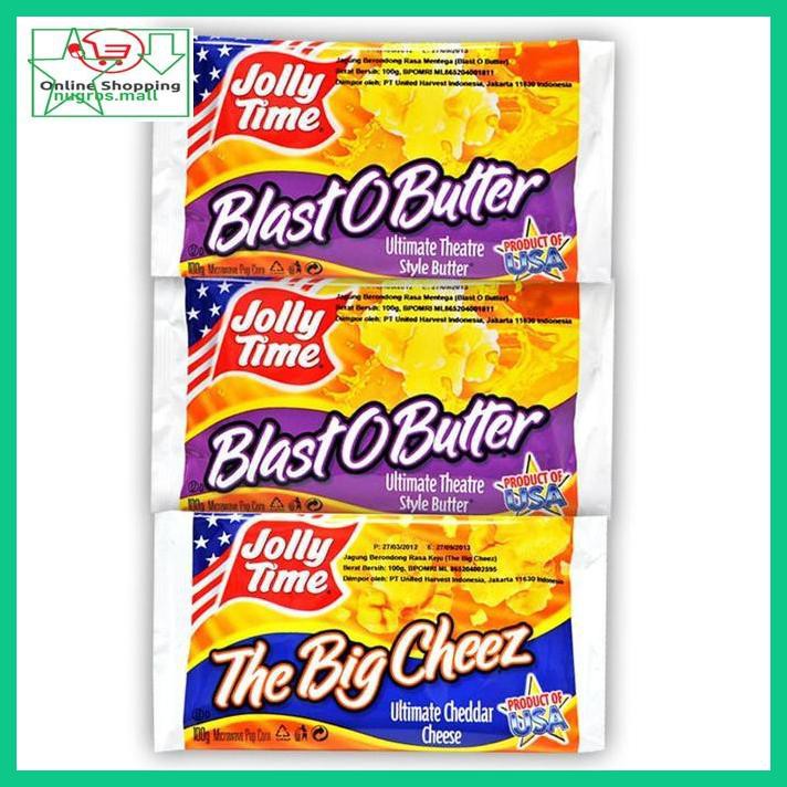 

U79Iytut- Paket Duo Butter Cheez (2Bob, 1Tbc) - Jolly Time Mircowave Popcorn Ae5Wrf4-