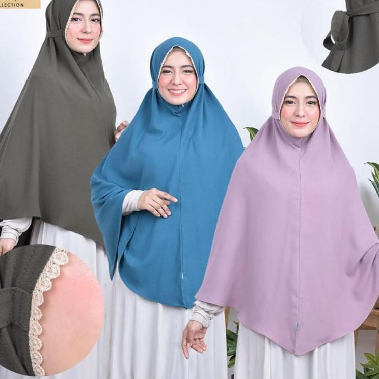 Ready wolly creap renda tali size XL (by:tegar COLLECTION)/hijab ian NAZ