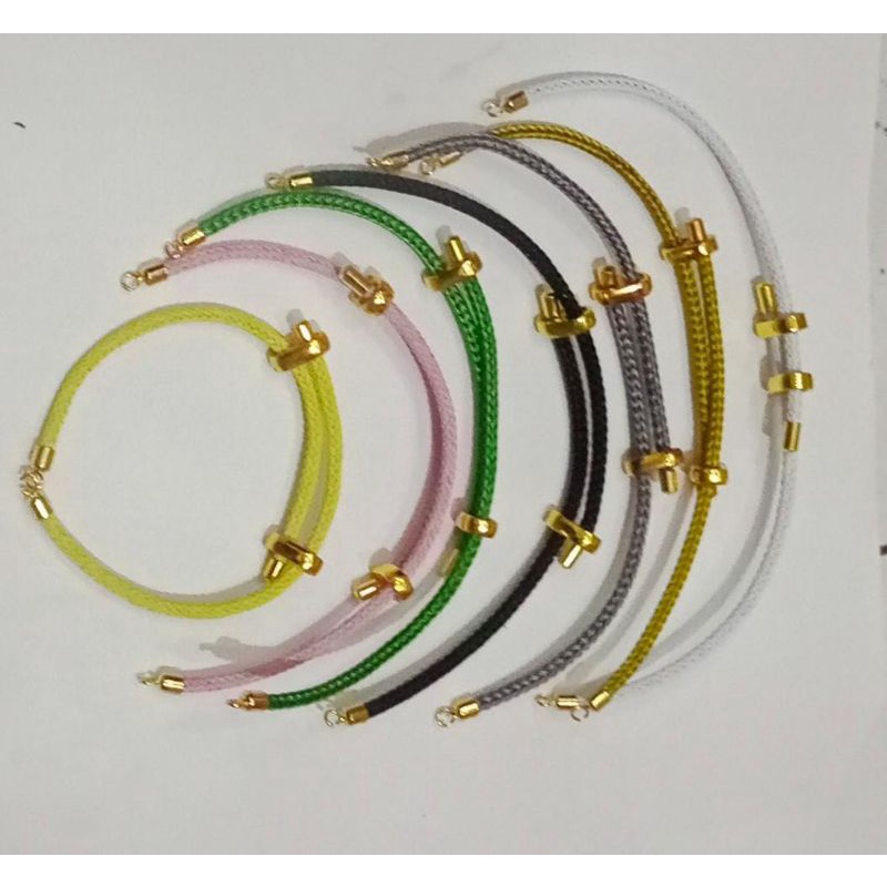 Gelang ongsrot model kaitan/ Gelang kawat serut cantolan