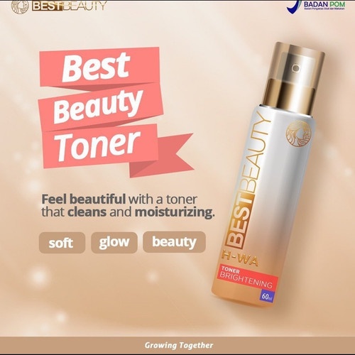 Toner Wajah Brightening Glowing by Best Beauty Skincare BPOM