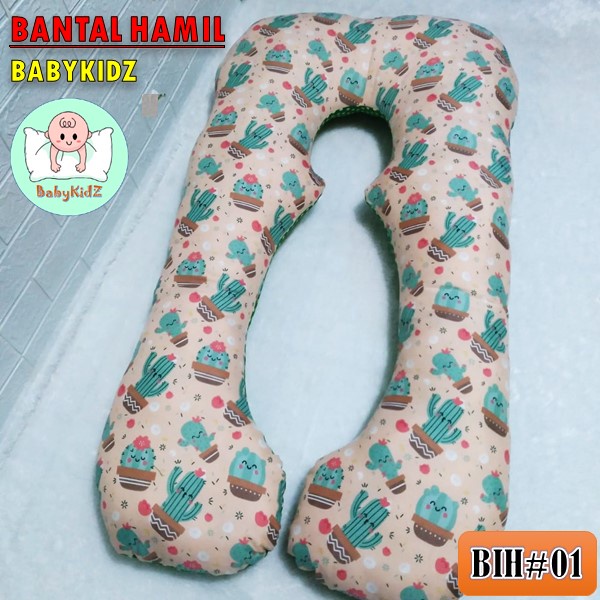 Bantal Ibu Hamil Bantal Penyangga Perut Bantal Tidur Hamil Motif Karakter Lucu