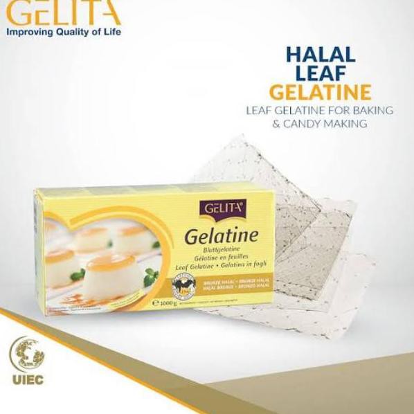 

REAL PICT! PROMO 10 Lembar Gelatin Lembaran Halal / Gelatine Sheet Gelita Halal