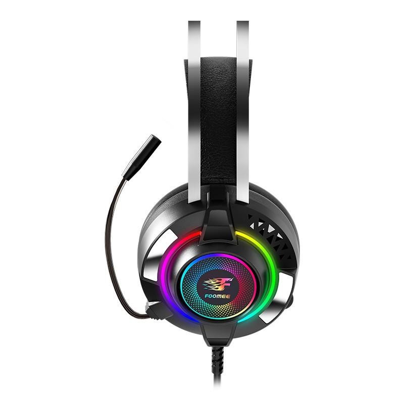 Headphone Gaming RGB FOOMEE QG16S Headset Gaming Stereo With Mic