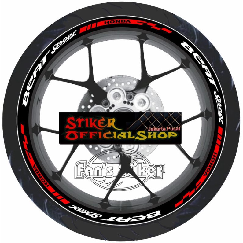 stiker velg sticker velek beat street cutting stiker honda beat street