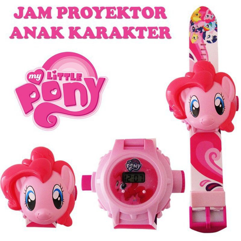 (Grosir)Jam Tangan Anak&quot; Laser Jumbo Proyektor Strap Rubber(Terima Cod)