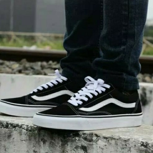 COD PROMO SEPATU VANSS HITAM size 36-44 SNEAKERS PRIA WANITA TERLARIS