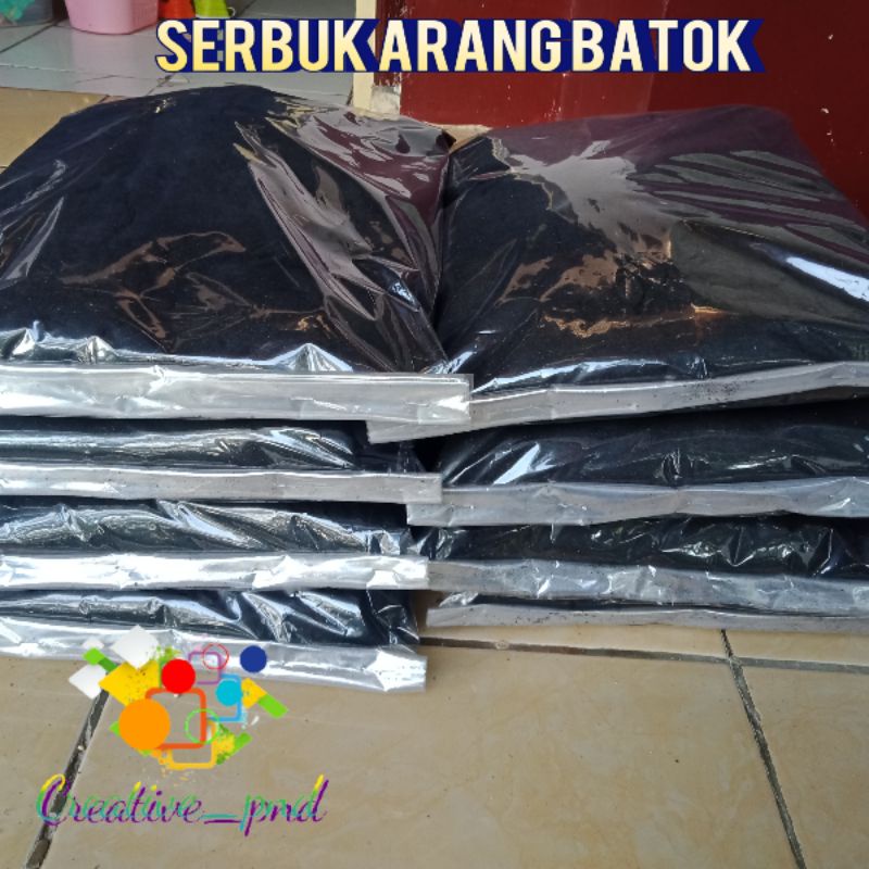 Jual Serbuk Arang Batok Kelapa Asli 1 Kg Grade Food | Shopee Indonesia