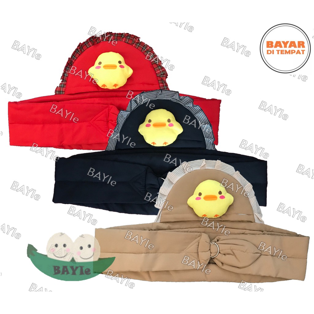 BAYIe - Gendongan Bayi/Baby Samping + topi boneka JESSEN GD 700