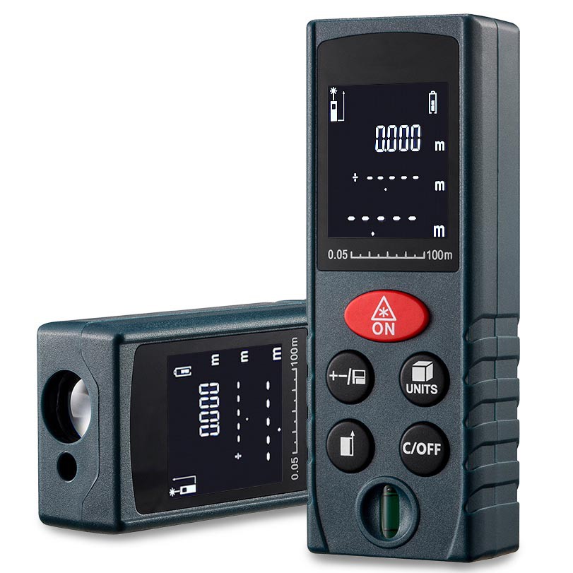 Pengukur Jarak Laser Distance Meter 40M - KXL-D40 - OMOT9UBK Black