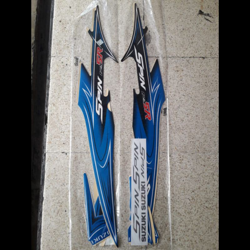 STRIPING LIST STIKER SUZUKI SPIN 125 SR STIKER SPIN 125 SR TAHUN 2007 2008