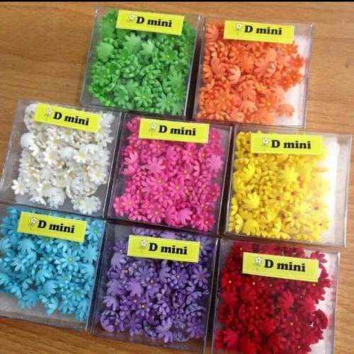 gumapste D mini Confeti sprinkle bunga hiasan kue muffin