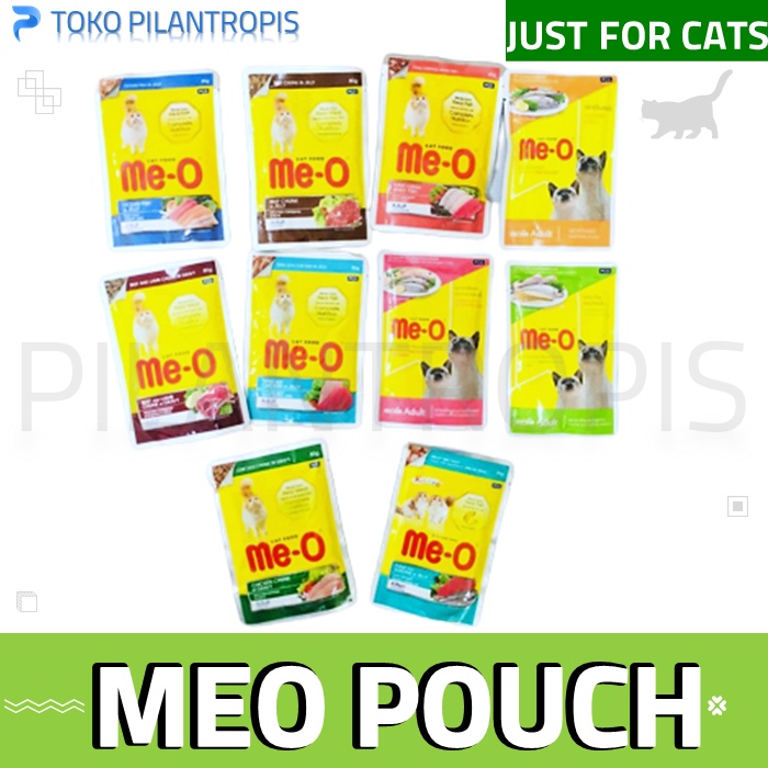 MEO POUCH 80GR CAT WET FOOD ADULT MAKANAN BASAH KUCING KITTEN MURAH ORIGINAL