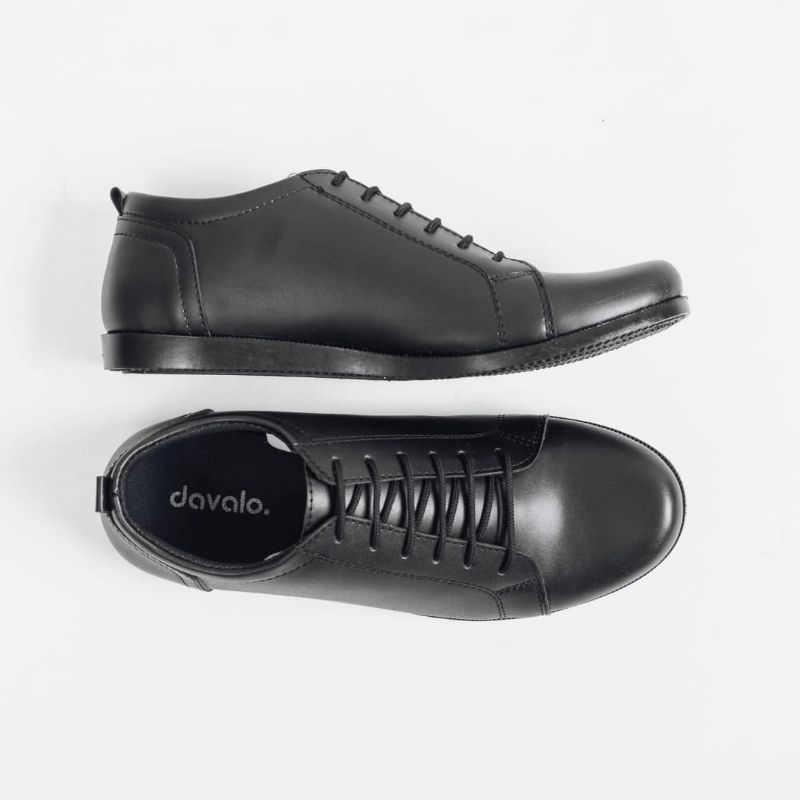 Sepatu Formal Pria Casual Sepatu Kerja Pantofel Kulit Hitam