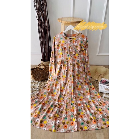 Art.wears by nienda Gamis Long Tunik Rayon