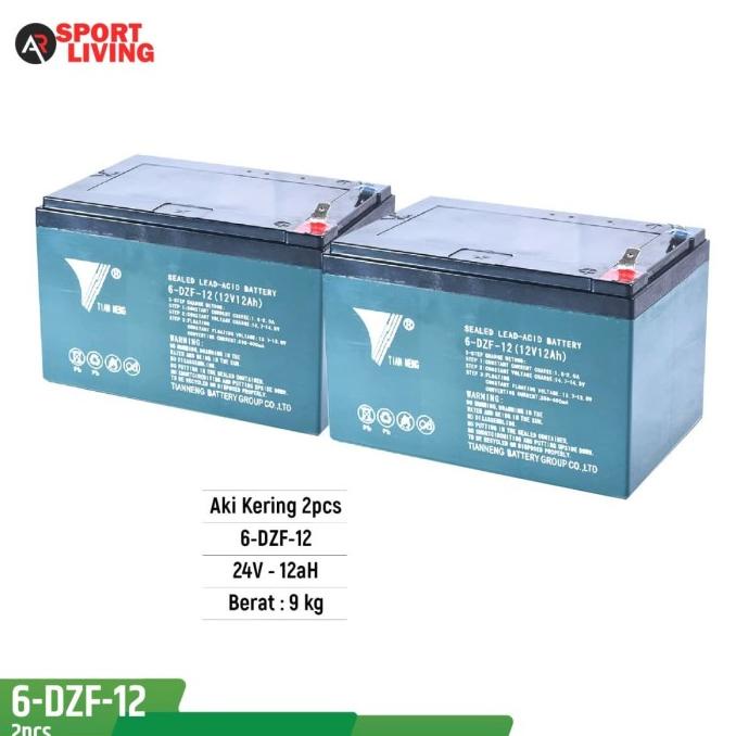 Aki batrai 24V 12Ah Sepeda Skuter Listrik Mr Jackie S899