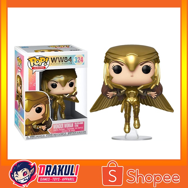 Funko Pop! Wonder Woman 84 - Wonder Woman Golden Armor Flying