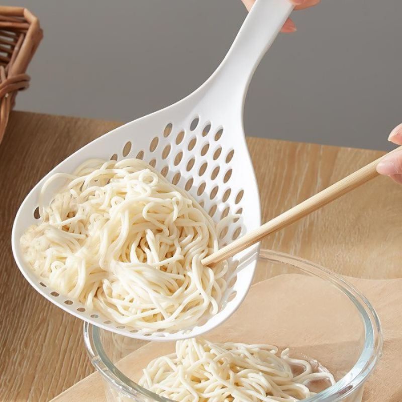 Alat Saringan Mie Spatula Saringan Mie Spaghetti Sendok Saringan Rebusan Mie Bakso