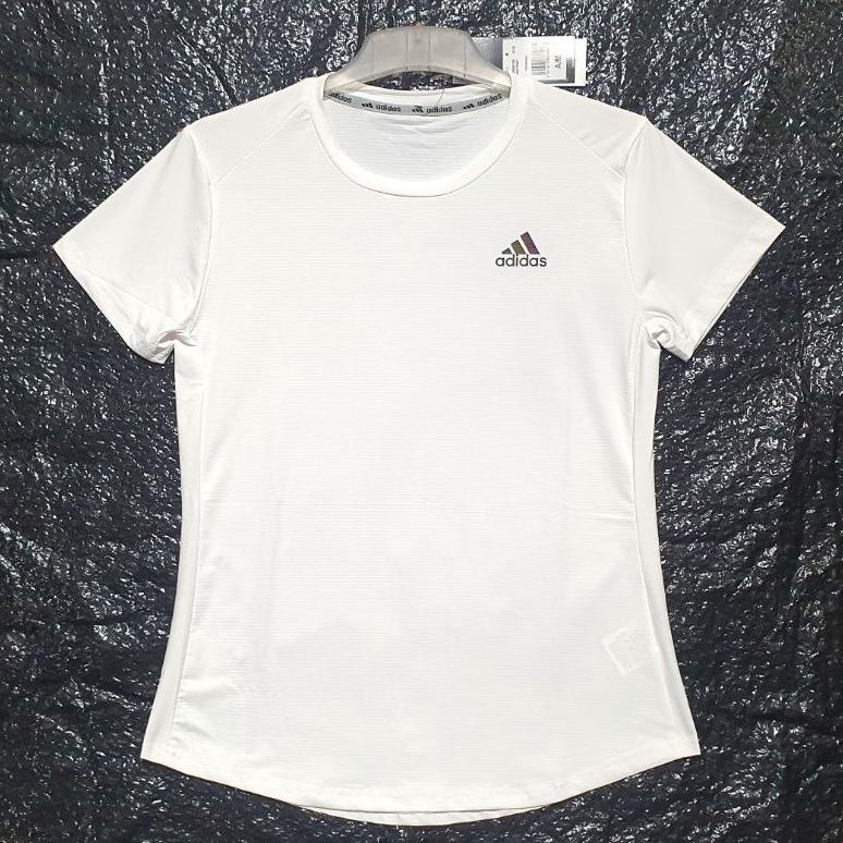 KAOS IMPORT WANITA ADIDAS WARNA OLAHRAGA LADIES RUNNING TRAINING NEW