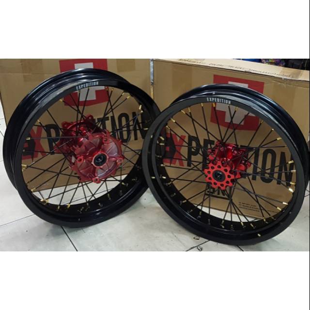 Velg supermoto sumo crf150l wheelset crf150L expedition