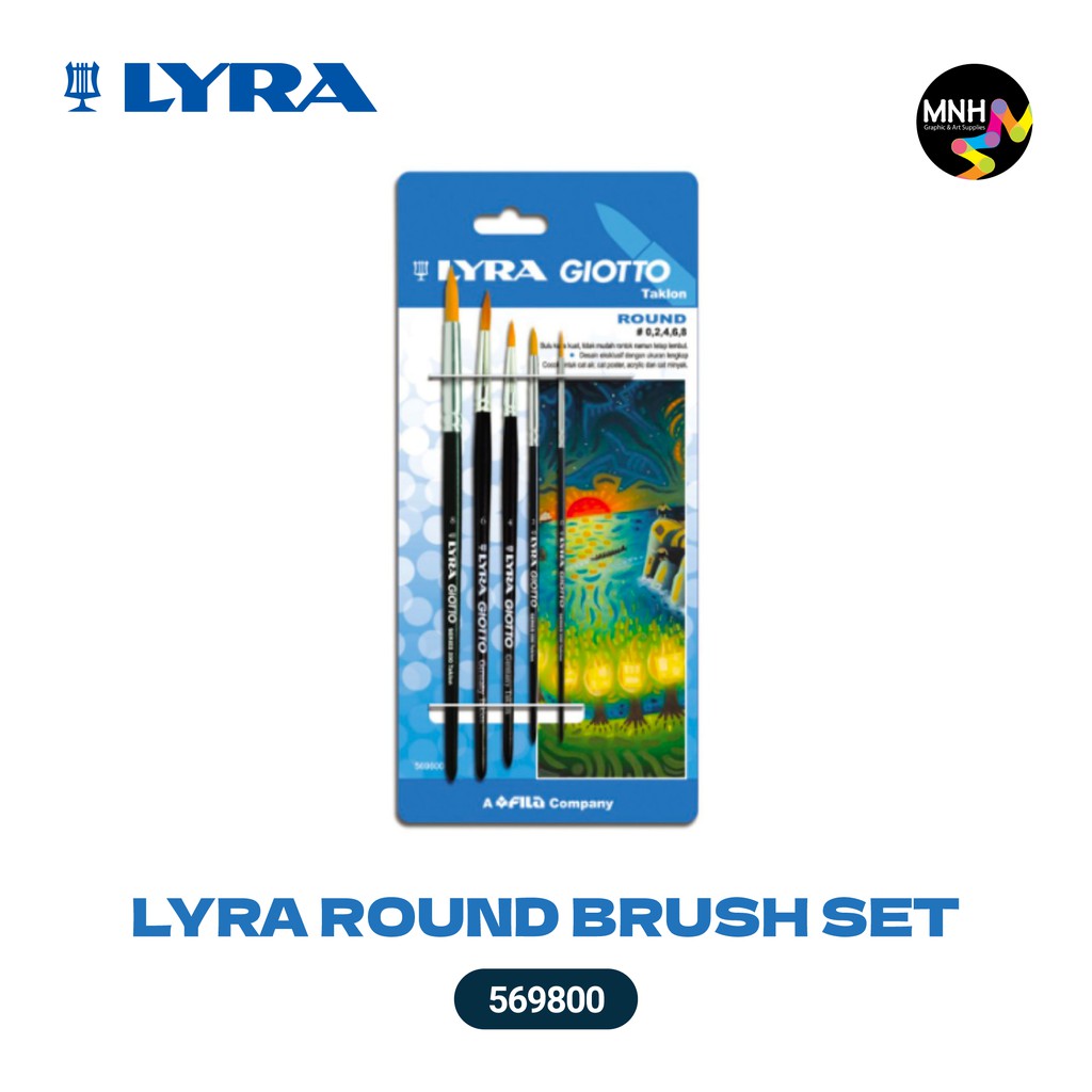 

Lyra Brush Set Round