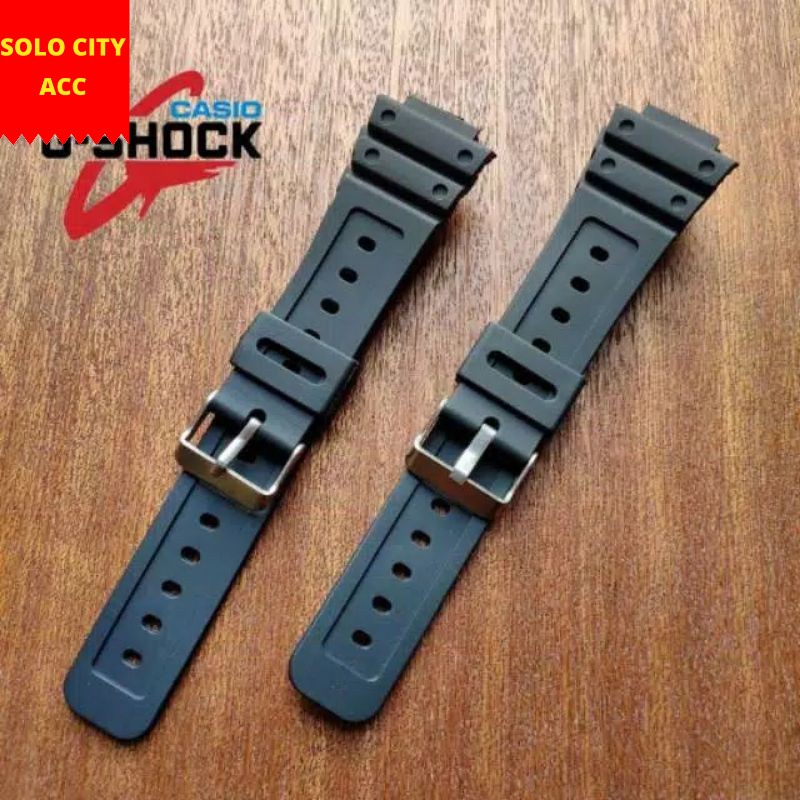 TALI JAM TANGAN CASIO G-5600 / G5600 / G 5600 HITAM RUBBER STRAP TALI JAM CASIO G5600 FREE PEN