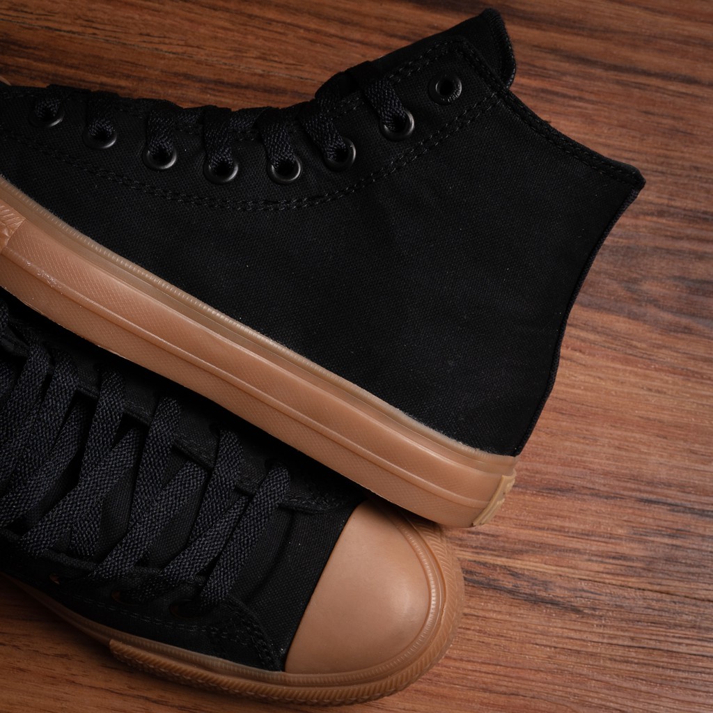 converse black gum bottom