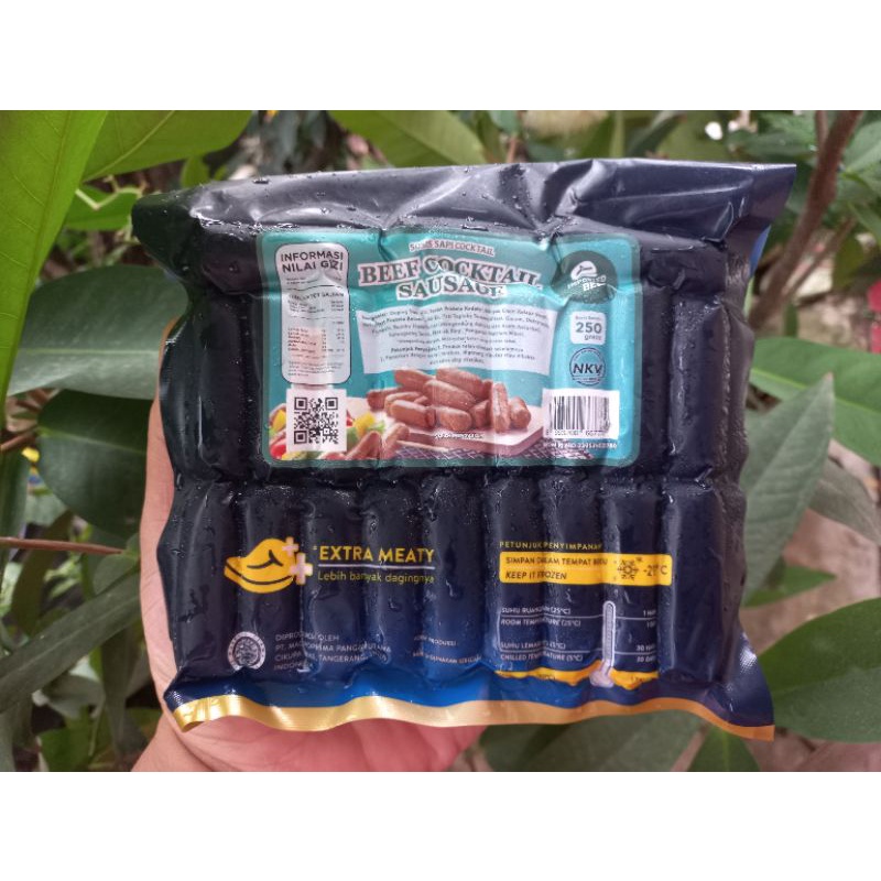 

Kanzler Beef Cocktail Sausage (Isi 20pcs) Kemasan 250gram