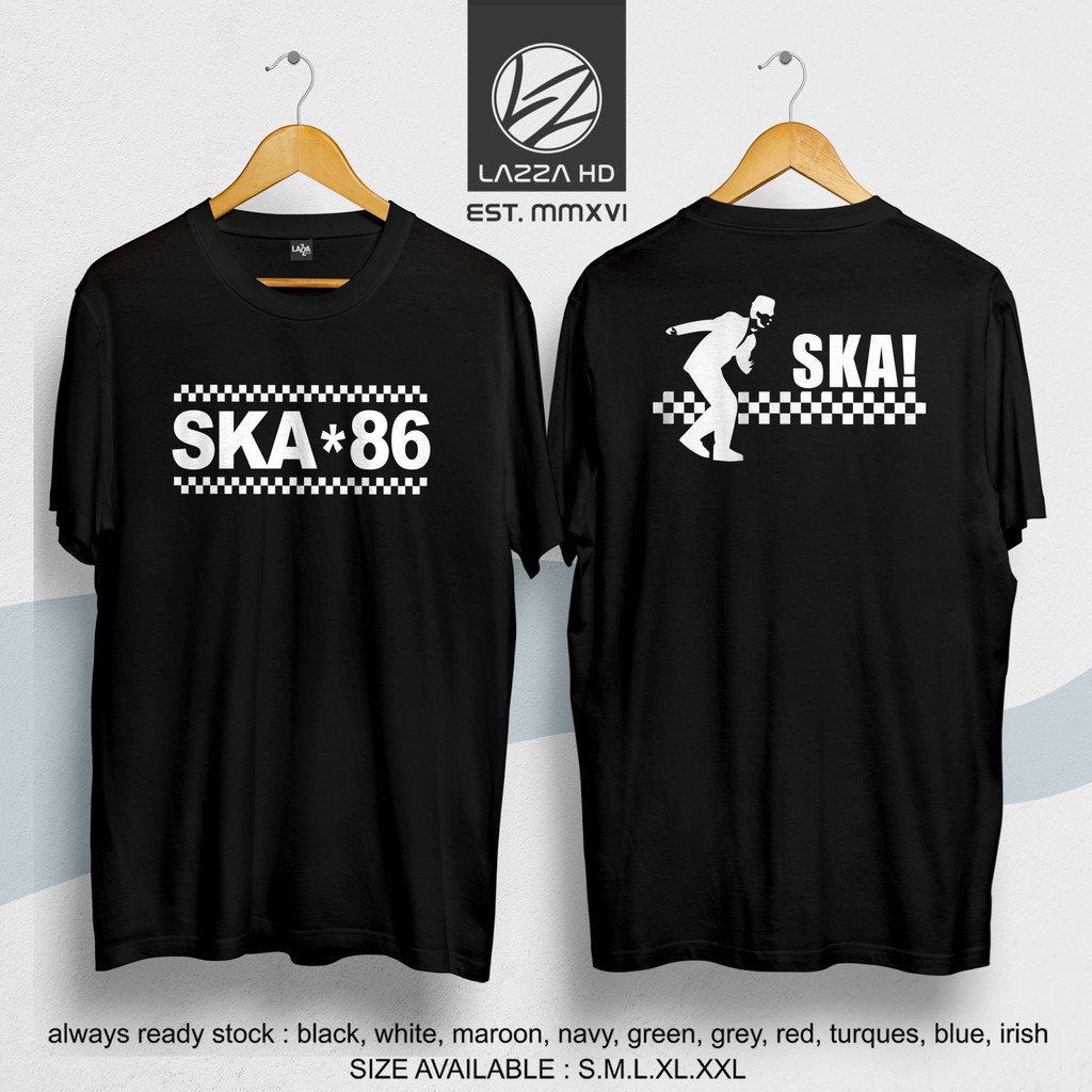 Kaos Baju Distro REGGAE INDONESIA SKA 86 Terlaris