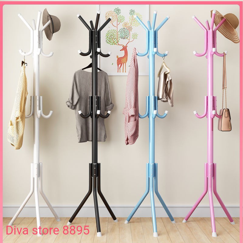 Gantungan Baju  Stand Hanger Gantungan Baju Coat Rack Gantungan Tas Dan Topi Multifungsi JY