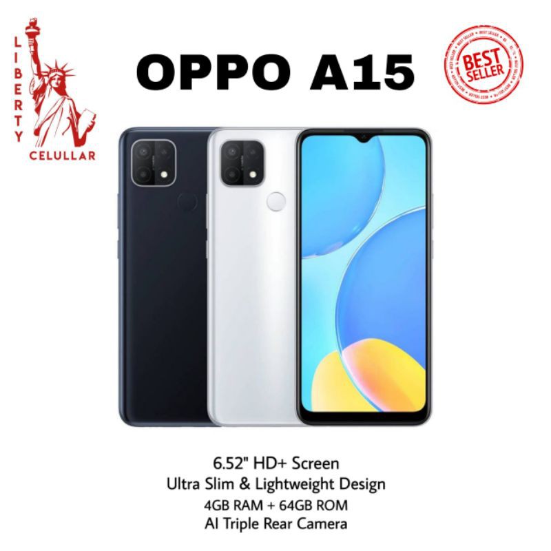 OPPO A15 RAM 2/32 GARANSI RESMI INDONESIA