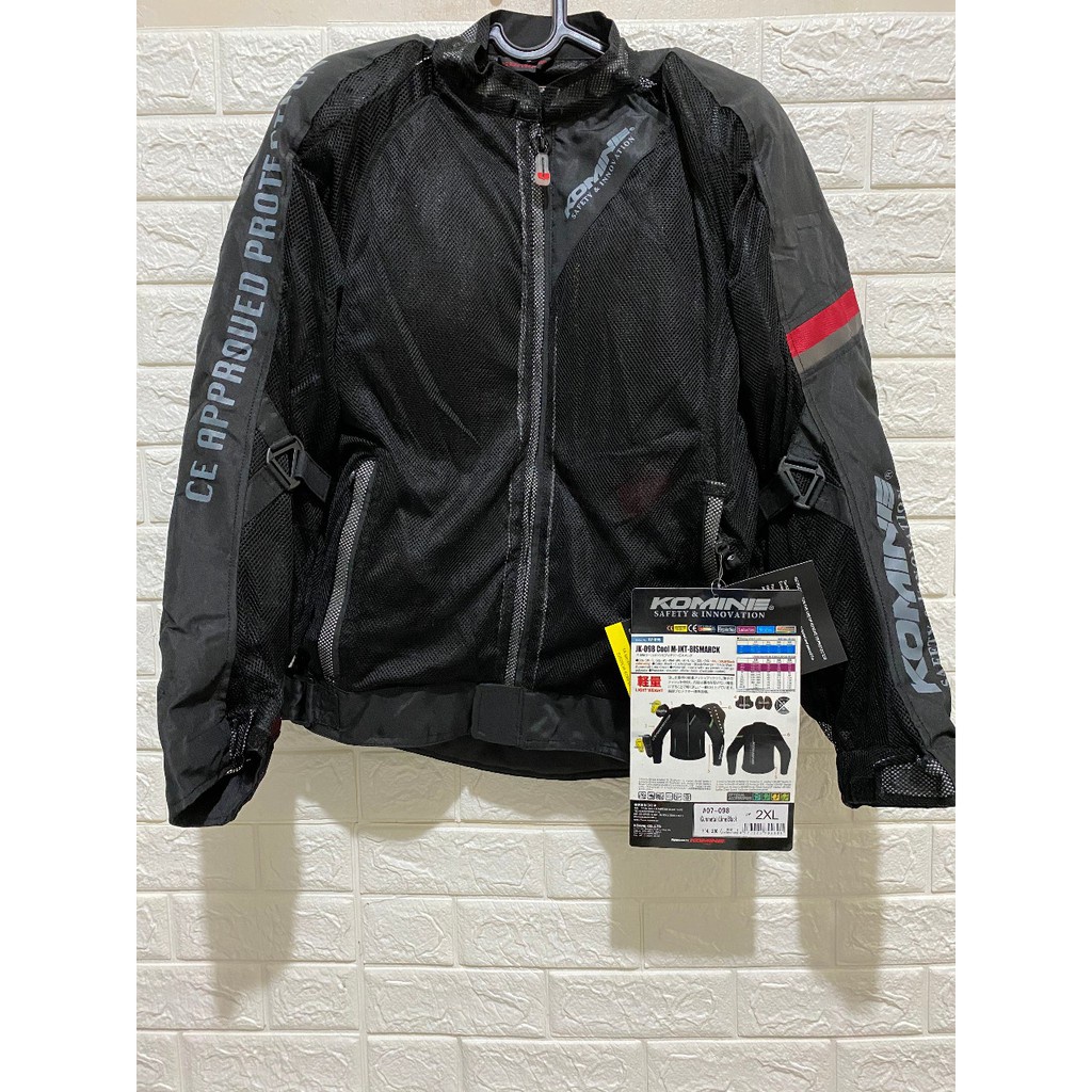 JAKET MOTOR KOMINE JK-098 COOL MESH BISMARK TOURING JACKET KOMINE JK098 motor