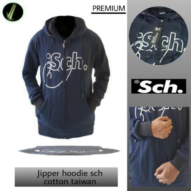 Sweater sch jipper hoodie premium