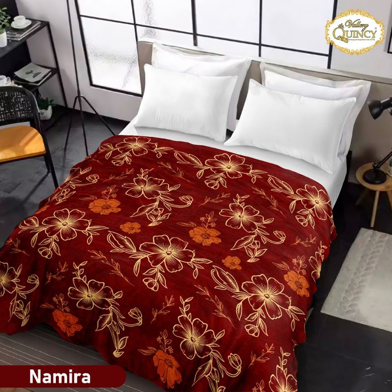 NEW MOTIF!! Selimut Vallery Quincy Jumbo 220x220 cm Original Baru Kualitas Premium By Internal Grup-Namira