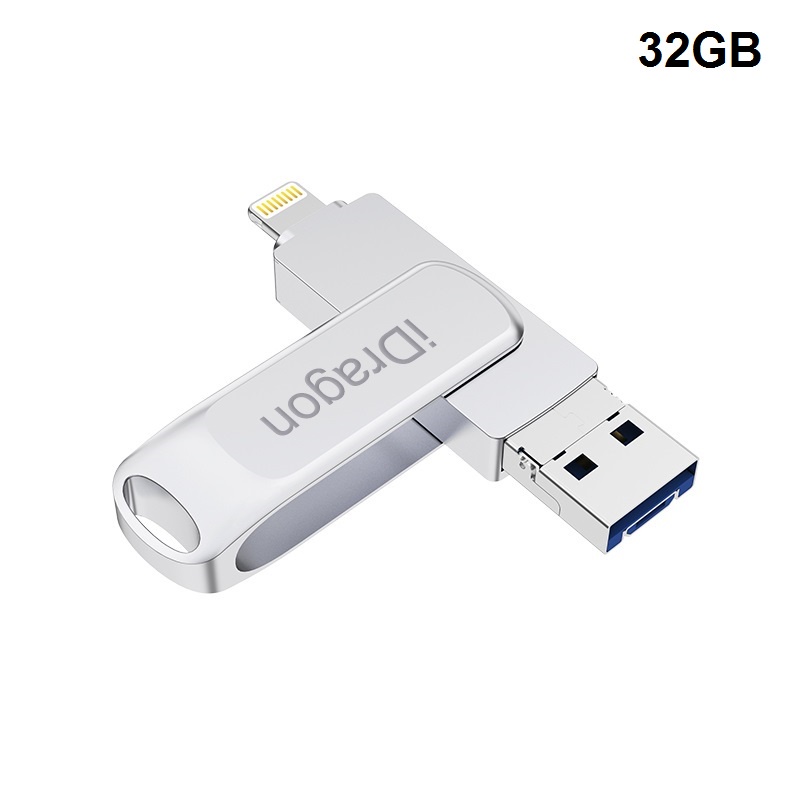 iDRAGON U013A - 3-in-1 Mini USB OTG Flashdrive 32GB Capacity