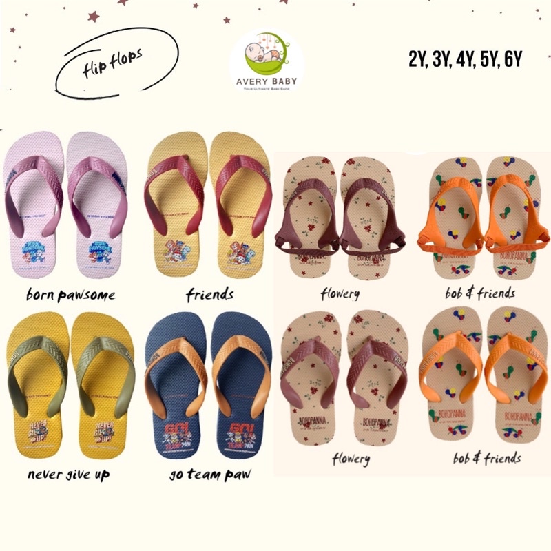 BOHOPANNA FLIP FLOPS / SANDAL PAW PATROL