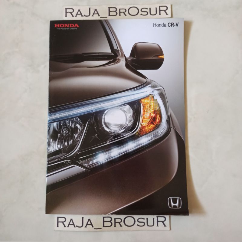 Poster brosur katalog booklet Honda CRV CR V 2016-2017