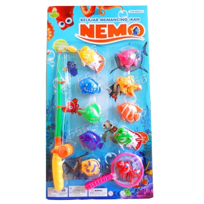 Mainan pancing pancingan ikan Nemo