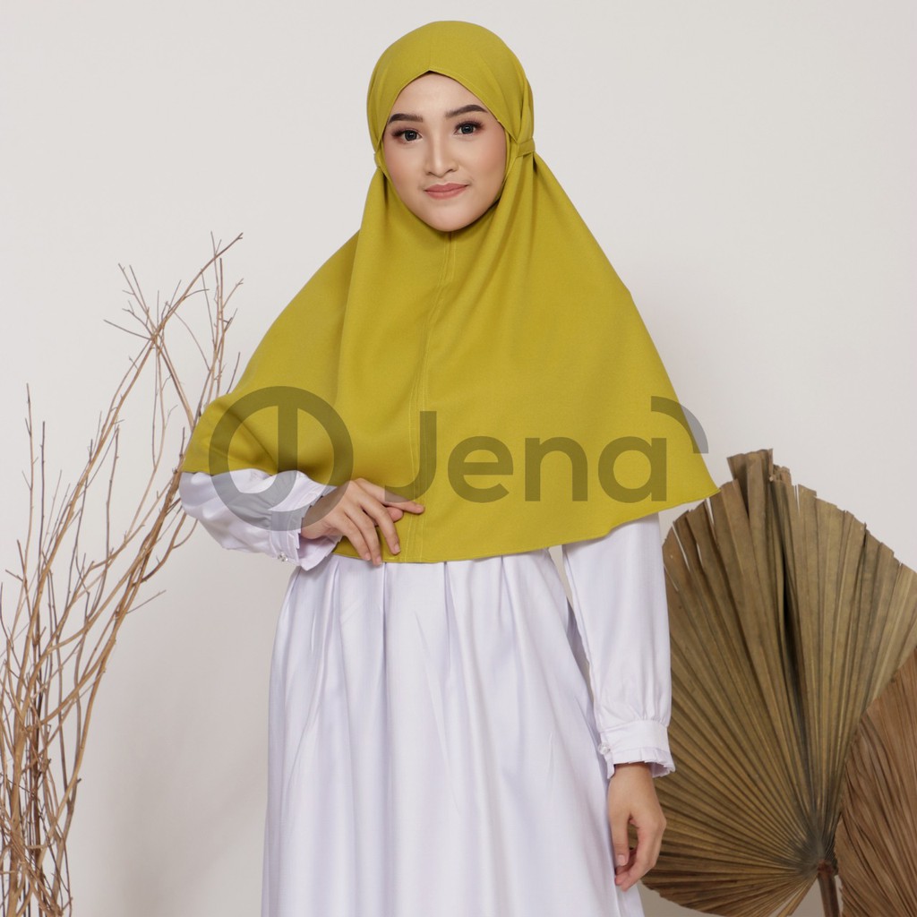 Bergo Maryam Moscrepe Ukuran M / Hijab Instan / Kerudung Murah / Jilbab Tali