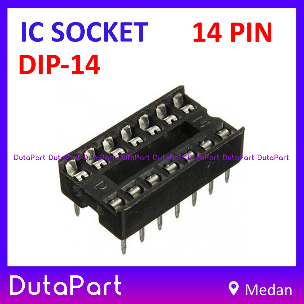 Socket IC 14 PIN 14PIN Adapter Soket DIP-14 DIP14 14P DIP 14 P