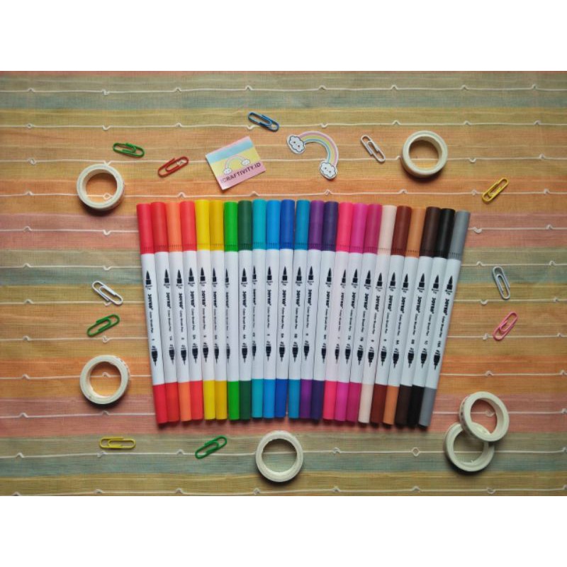 

Ecer Joyko Brushpen Dual Tip 24 Warna