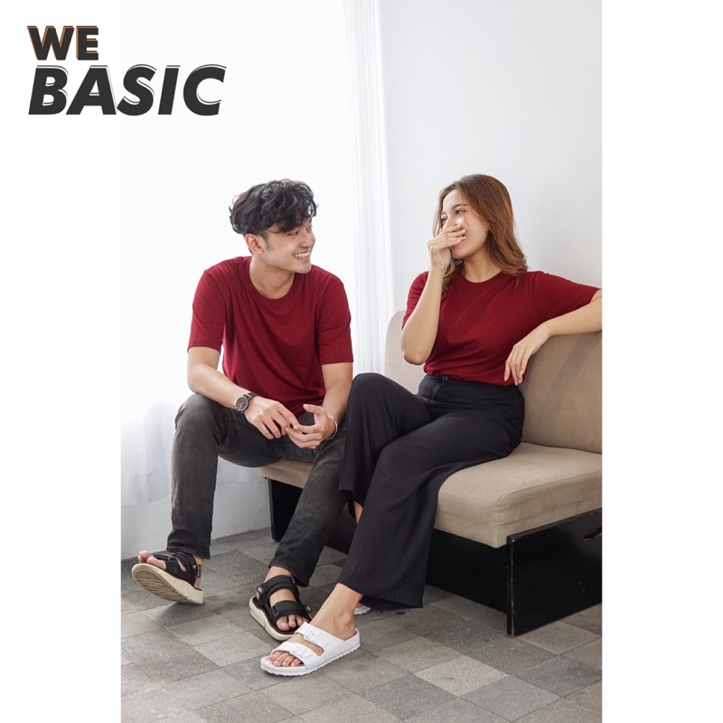 WEBASIC KAOS POLOS PREMIUM COTTON 30S LENGAN PENDEK (Jaminan Bahan Nyaman dan Adem)