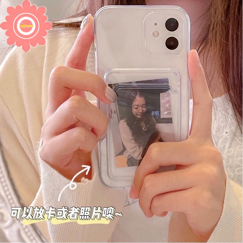 Casing Soft TPU Case Redmi 10 9T PRO 9C 9A 9 8 8A 8A 7A Xiaomi Mi 11 Lite Ultra 10T Pro Note 10 10 Pro 9s 9 Pro 8 8pro 9T POCO F3 X3 M3 K40 K30S Case Transparent Clear Card package Phone Case Put Photos Protective Cover