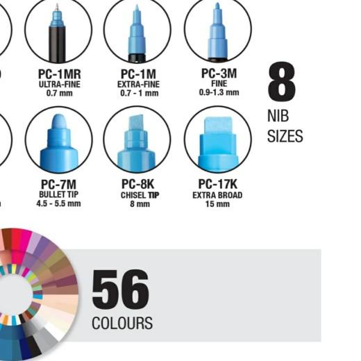 

Uni POSCA Paint Marker PC-8K Broad Chissel Tip 8.0mm