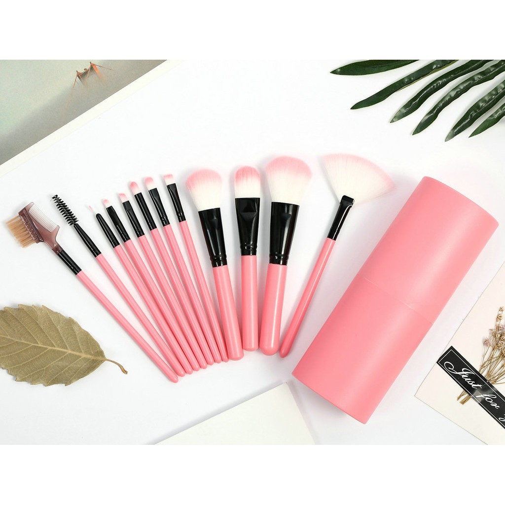 NAKED 5 BRUSH SET ISI PCS KALENG KUAS ALAT MAKE UP KOSMETIK