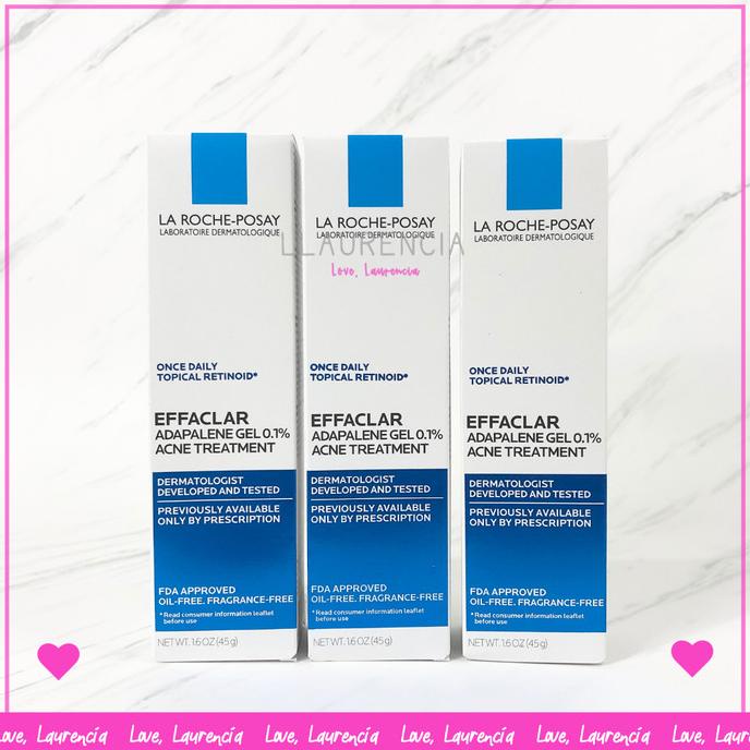 Penghilang Bekas Jerawat - La Roche-Posay Effaclar Adapalene Gel 0.1% Retinoid Acne Treatment